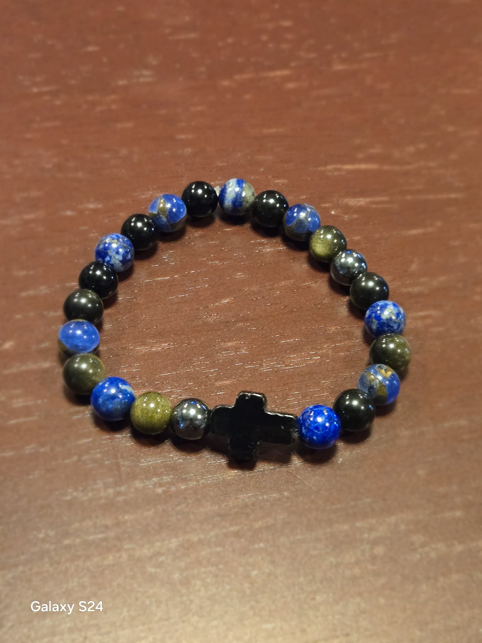 Semi-Precious Stone Bead Stretch Bracelet